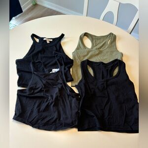Four Crop Top Tank Tops